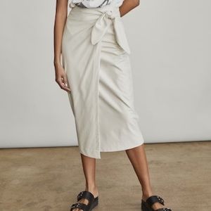 Elizabeth and James Knotted Wrap Skirt